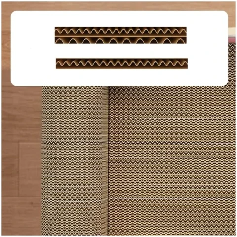 DRAPAK TEKTUROWY DLA KOTA LEGOWISKO KARTON KARTONOWY SOFA LEŻAK KANAPA 60cm Liczba poziomów: 2