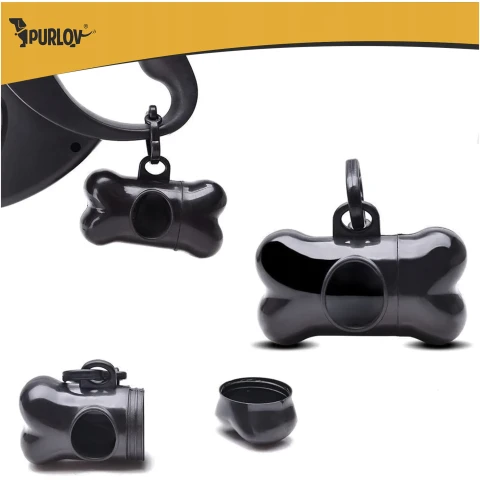 Smycz Automatyczna dla Dużego Psa PURLOV 8m 50kg Mocna Taśma z Blokadą XXL Materiał: taśma