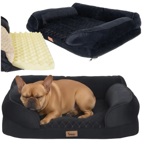 Legowisko Ortopedyczne dla Psa Kota 65x55x18 cm Posłanie Kanapa Pokrowiec