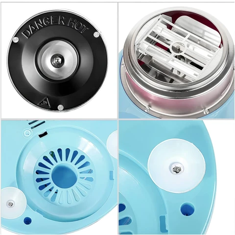 MASZYNKA MASZYNA DO ROBIENIA WATY CUKROWEJ DOMOWA IMPREZA + PATYCZKI ZESTAW