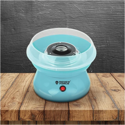 MASZYNKA MASZYNA DO ROBIENIA WATY CUKROWEJ DOMOWA IMPREZA + PATYCZKI ZESTAW Szerokość produktu: 26 cm