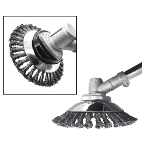 TARCZA SZCZOTKA DO KOSY SPALINOWEJ DO CHWASTÓW 150mm DRUCIAK NA CHWASTY