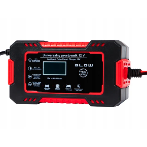 AUTOMATYCZNY INTELIGENTNY PROSTOWNIK ŁADOWARKA AKUMULATORA LCD 12V 6A