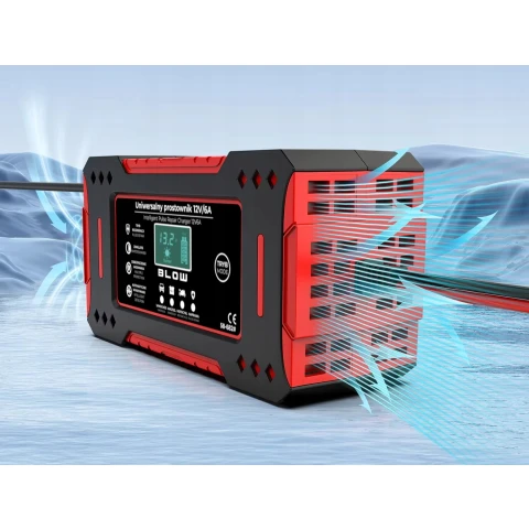 Ale Hity: AUTOMATYCZNY INTELIGENTNY PROSTOWNIK ŁADOWARKA AKUMULATORA LCD 12V 6A