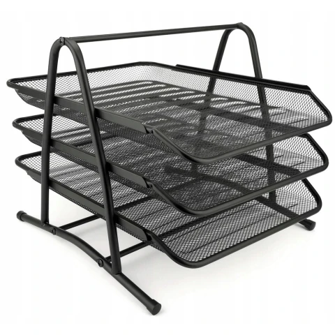 STOJAK SZUFLADY TACKI PÓŁKI NA DOKUMENTY KUWETY siatka