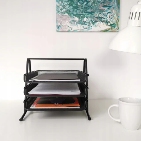 Ale Hity | STOJAK SZUFLADY TACKI PÓŁKI NA DOKUMENTY KUWETY siatka