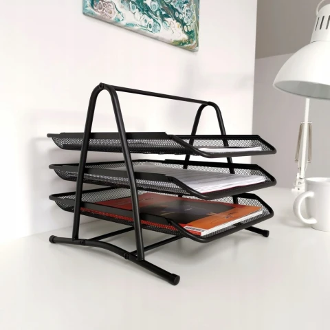 STOJAK SZUFLADY TACKI PÓŁKI NA DOKUMENTY KUWETY siatka, Stan opakowania oryginalne