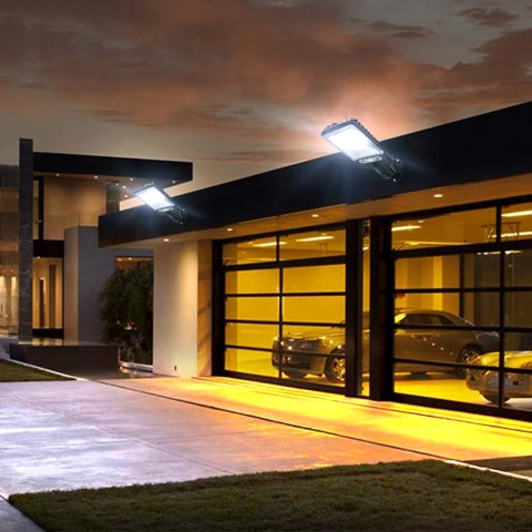 MOCNA LAMPA SOLARNA LED COB ULICZNA CZUJNIK RUCHU ZMIERZCHU Z PILOTEM, Moc lampy 150 W