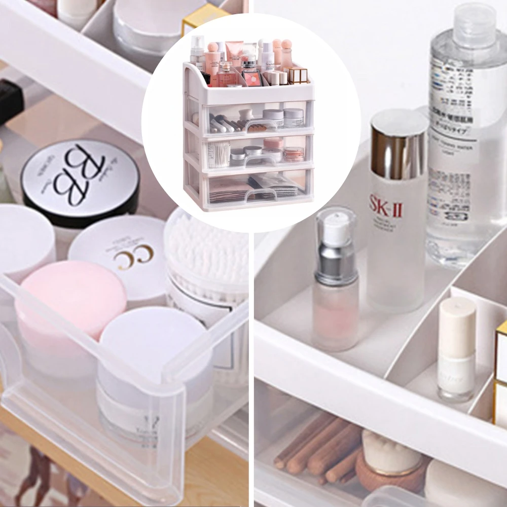 SZKATUŁKA PUDEŁKO NA KOSMETYKI SZUFLADY XXL Waga produktu z opakowaniem jednostkowym: 0.3 kg