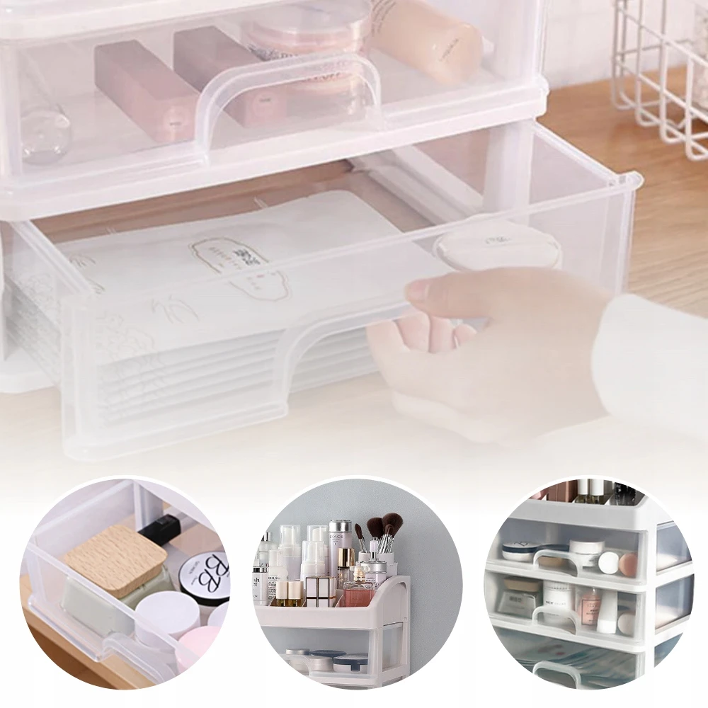 SZKATUŁKA PUDEŁKO NA KOSMETYKI SZUFLADY XXL Cechy: miejsce na kolczyki, miejsce na pierścionki, szuflady, wielopoziomowa