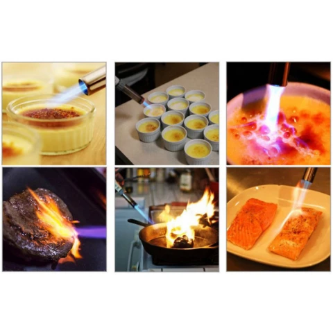 Palnik Gazowy Na Kartusze Mosiężny + 6 Gaz Kartusz