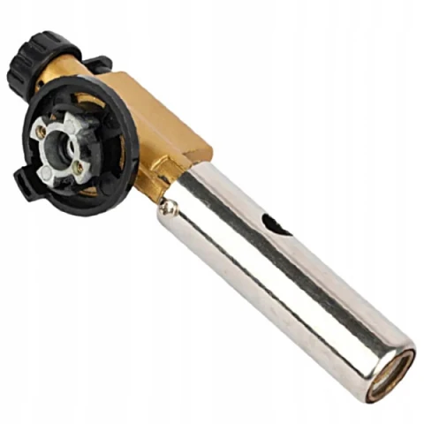 Palnik Gazowy Na Kartusze Mosiężny + 6 Gaz Kartusz