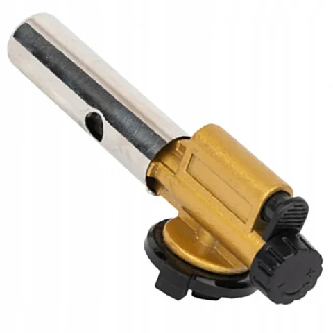 Palnik Gazowy Na Kartusze Mosiężny + 6 Gaz Kartusz