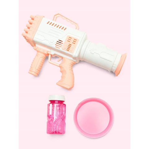 BAZOOKA PISTOLET MASZYNA BANIEK MYDLANYCH GENERATOR PREZENT PŁYN DO BANIEK