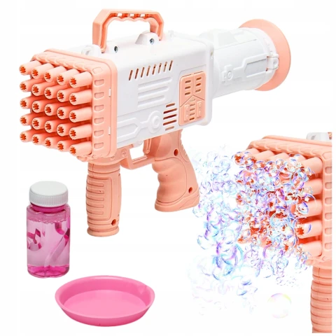 BAZOOKA PISTOLET MASZYNA BANIEK MYDLANYCH GENERATOR PREZENT PŁYN DO BANIEK