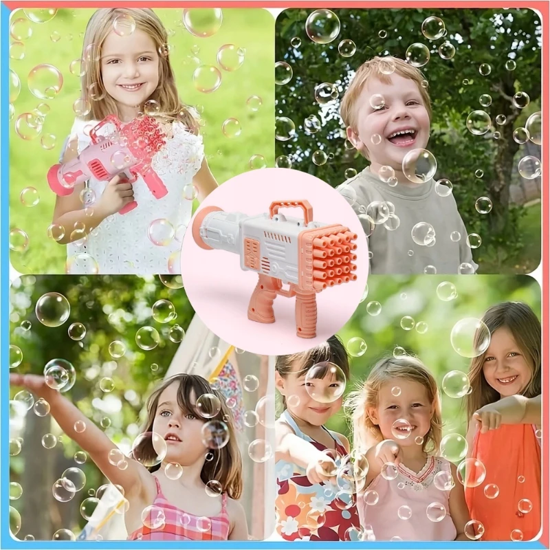 BAZOOKA PISTOLET MASZYNA BANIEK MYDLANYCH GENERATOR PREZENT PŁYN DO BANIEK Wiek dziecka: 3 lata +