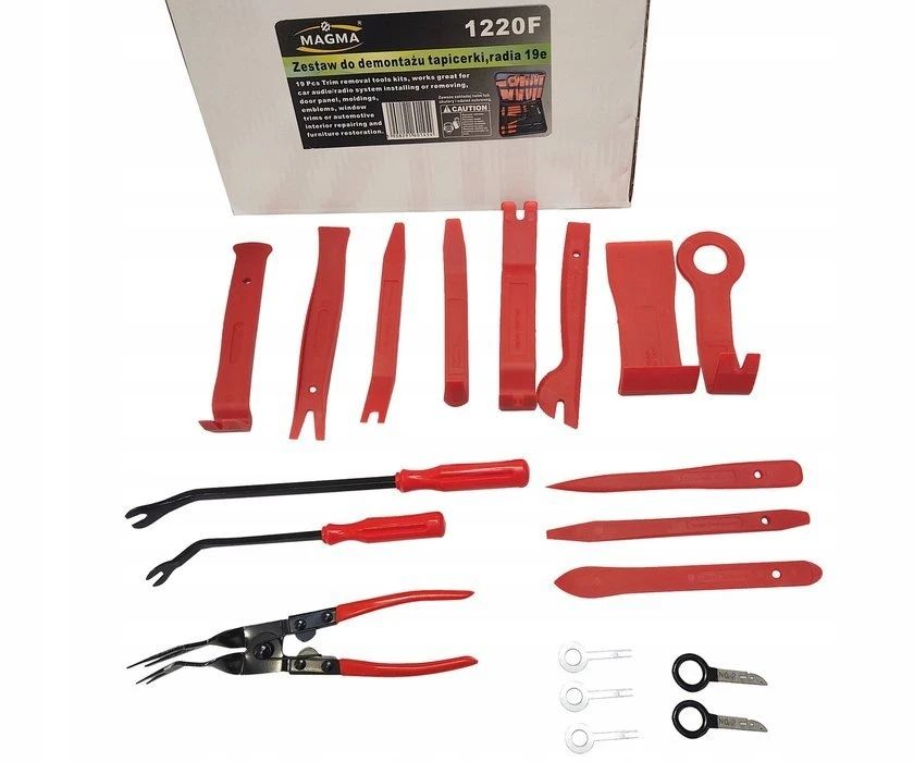 Ale Hity: Ściągacze do demontażu tapicerki radia szczypce 19 elementów