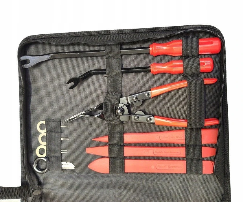 Ściągacze do demontażu tapicerki radia szczypce 19 elementów