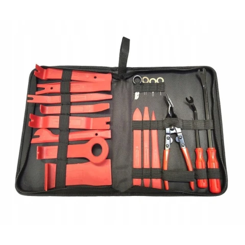 Ściągacze do demontażu tapicerki radia szczypce 19 elementów