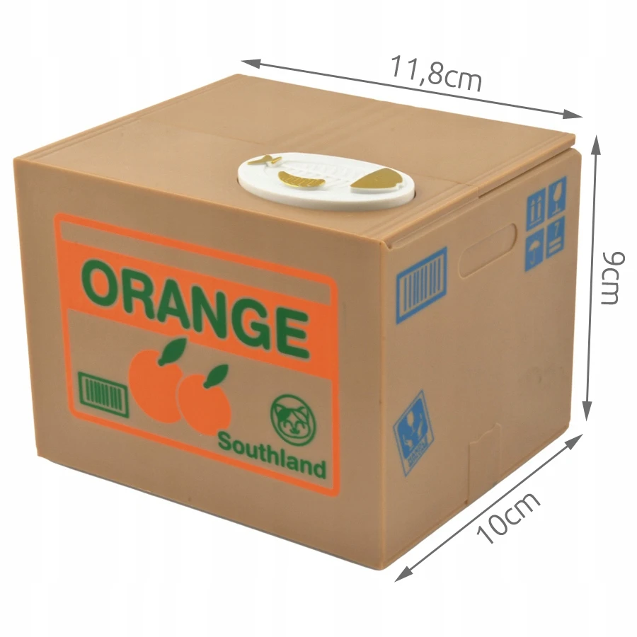 Skarbonka Kot Kotek Interaktywna Automat Miałczy Otwierana Prezent Dzieci, Bohater / Bajka brak