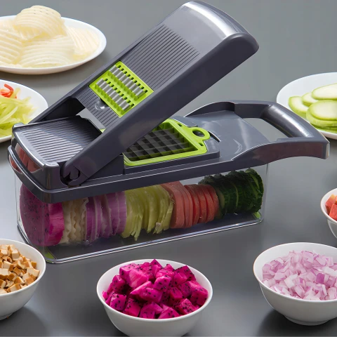 KRAJALNICA SZATKOWNICA DO WARZYW I OWOCÓW WIELOFUNKCYJNA TARKA SIEKACZ 13w1