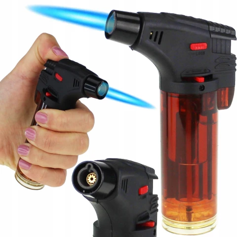 PALNIK GAZOWY ZAPALNICZKA ŻAROWA ZAPALRKA TURYSTYCZNA DO GRILLA NABIJANA