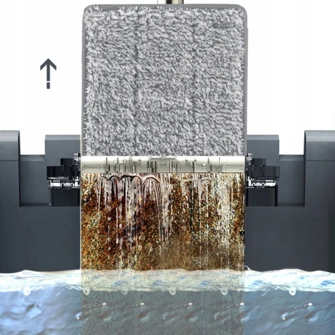 Ale Hity | MOP Z WIADREM PŁASKI DWUKOMOROWY Z WYCISKACZEM WIADRO OBROTOWY DO PODŁÓG