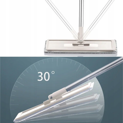 Ale Hity | MOP Z WIADREM PŁASKI DWUKOMOROWY Z WYCISKACZEM WIADRO OBROTOWY DO PODŁÓG