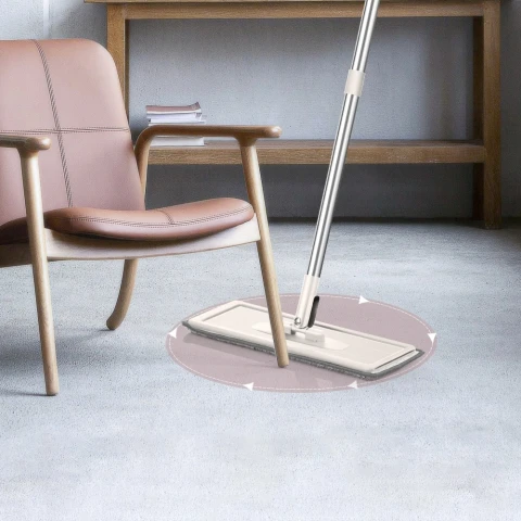 Ale Hity | MOP Z WIADREM PŁASKI DWUKOMOROWY Z WYCISKACZEM WIADRO OBROTOWY DO PODŁÓG