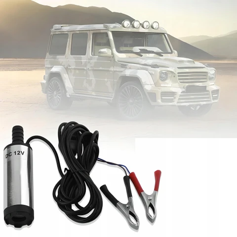 Ale Hity | POMPKA POMPA DO SPUSZCZANIA PALIWA OLEJU ROPY WODY 12V MOCNA ZATAPIALNA