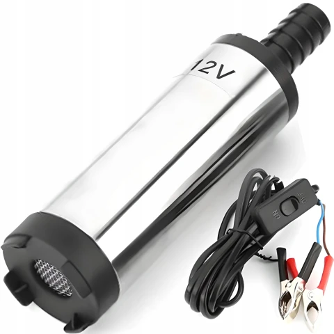 Ale Hity | POMPKA POMPA DO SPUSZCZANIA PALIWA OLEJU ROPY WODY 12V MOCNA ZATAPIALNA