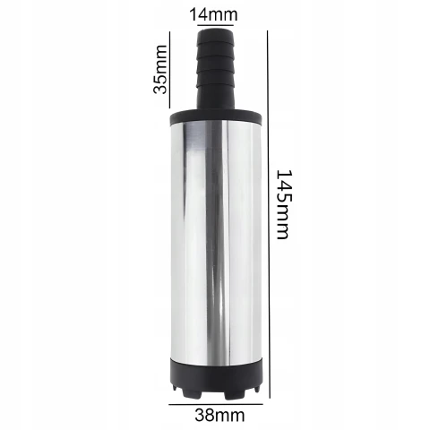 Ale Hity | POMPKA POMPA DO SPUSZCZANIA PALIWA OLEJU ROPY WODY 12V MOCNA ZATAPIALNA