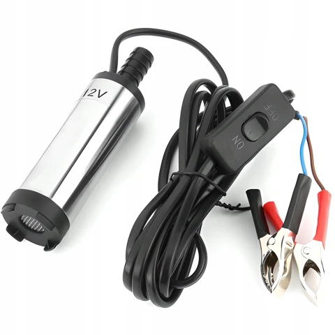 POMPKA POMPA DO SPUSZCZANIA PALIWA OLEJU ROPY WODY 12V MOCNA ZATAPIALNA, Waga produktu z opakowaniem jednostkowym 1 kg