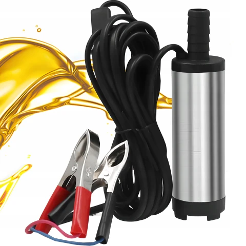 Ale Hity | POMPKA POMPA DO SPUSZCZANIA PALIWA OLEJU ROPY WODY 12V MOCNA ZATAPIALNA