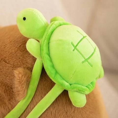 PLUSZOWA ZABAWKA KAPIBARA Z PLECAKIEM 45 CM Z PLUSZOWYM ŻÓŁWIEM PLUSZAK Waga produktu z opakowaniem jednostkowym: 1 kg