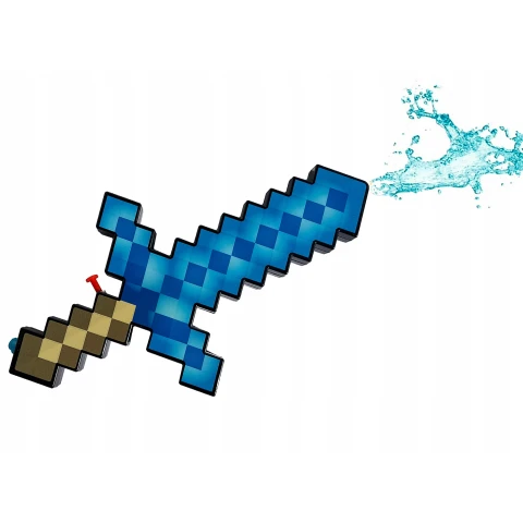 MIECZ MINECRAFT PISTOLET NA WODĘ ARMATKA WODNA ŚMINGUS DYNGUS WIELKANOC