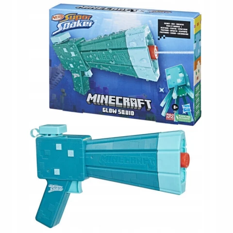 NERF SUPER SOAKER MINECRAFT BLASTER PISTOLET NA WODĘ GLOW SQUID DYNGUS Bohater / Bajka: Minecraft