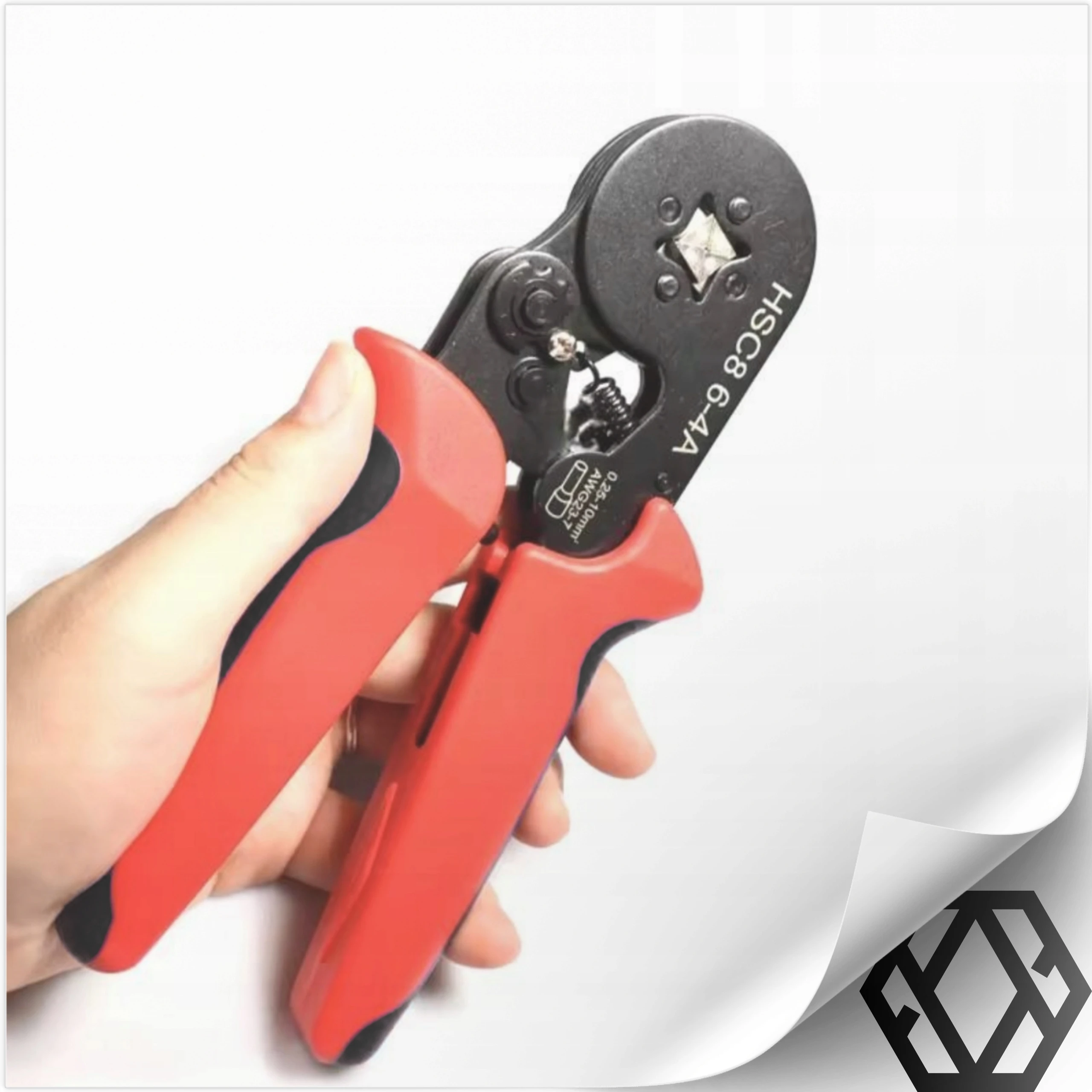 ZACISKARKA PRASKA DO KONEKTORÓW KOŃCÓWEK KABLI TULEJEK 0.25-10mm² 1500szt.