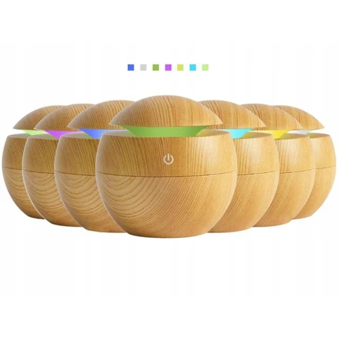 Ale Hity: NAWILŻACZ POWIETRZA DYFUZOR ZAPACHOWY AROMATERAPIA JONIZATOR OLEJKI WYDAJNY