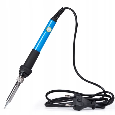 Ale Hity: ZESTAW LUTOWNICZY LUTOWNICA KOLBOWA PRECYZYJNA Z REGULACJĄ 60W + 6X GROTY