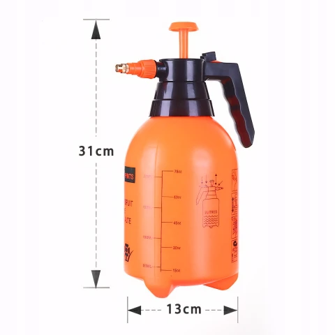 RĘCZNY OPRYSKIWACZ CIŚNIENIOWY SPRYSKIWACZ WODY 2L OGRODOWY KOMPRESYJNY Informacje o bezpieczeństwie: CE