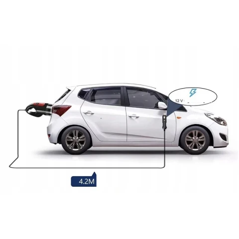 Mocny Odkurzacz Samochodowy Ręczny 120W Mocny Filtr Bezworkowy + Kabel 5m, Cechy dodatkowe Odkurzanie na mokro i sucho