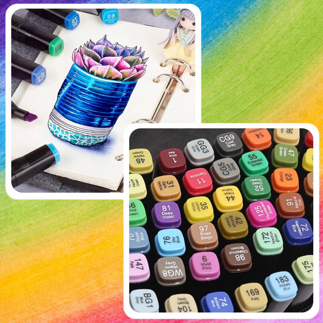 MARKERY ALKOHOLOWE 80 SZT Flamastry Mazaki Pisaki Dwustronne Pro + TORBA, Kolor biały | czarny | Odcienie brązu i beżu | Odcienie czerwieni | Odcienie fioletu | Odcienie niebieskiego | Odcienie pomarańczowego | Odcienie różu | Odcienie szarości i srebra | Odcienie zieleni | Odcienie żółtego i złota