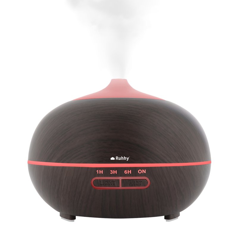 Nawilżacz Powietrza Dyfuzor Zapachowy Aromaterapia Lampka Jonizator + Pilot, Pojemność zbiornika 0.4 l