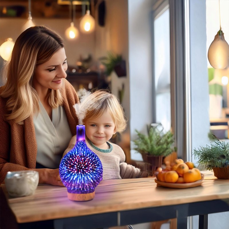 NAWILŻACZ POWIETRZA DYFUZOR ZAPACHOWY AROMATERAPIA JONIZATOR LAMPKA NOCNA, Wyrób medyczny nie