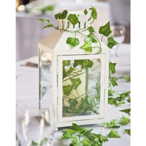 SZTUCZNY BLUSZCZ x 12 SZTUK Na Ścianę Balkon Girlanda Sztuczne Liście 25 M, Waga produktu z opakowaniem jednostkowym 0.36 kg