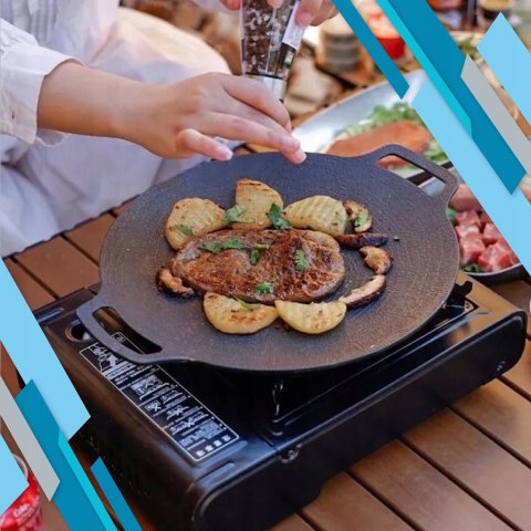 KUCHENKA GAZOWA TURYSTYCZNA PRZENOŚNA 2w1 + 4x GAZ WALIZKA ADAPTER NA BUTLE, Cechy dodatkowe kartusz w zestawie | piezozapalarka | regulacja płomienia