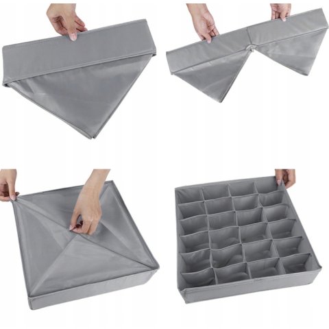 Organizer na Bieliznę do Szuflady Szafy Skarpetki Skarpety Pojemnik Zestaw, Szerokość produktu 33 cm