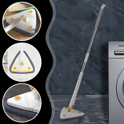 Ale Hity | MOP obrotowy ROTACYJNY 360 SPIN AUTOMATYCZNY WYCISKACZ 1,3m + 3x NAKŁADKI