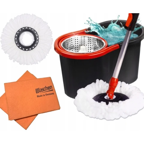 Tani MOP obrotowy ROTACYJNY 360 TURBO 3w1 2+ wkłady 2+ ścierki